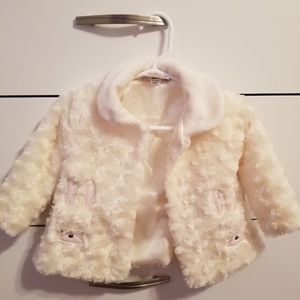 6-9M Faux Bunny Coat